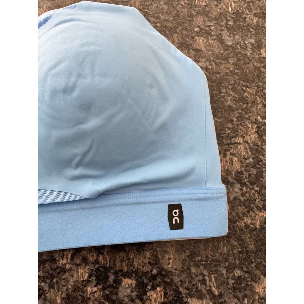 On Running Performance Bra Gourami Blue High Impact Sports Bra 1WG10134405 M - Picture 4 of 6